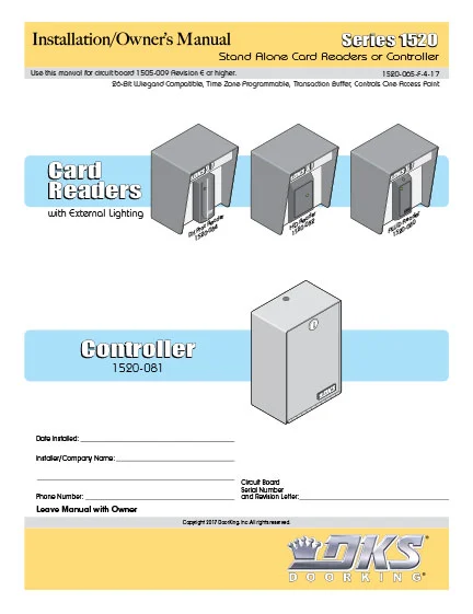 1520-065-F-4-17a Owners Manual