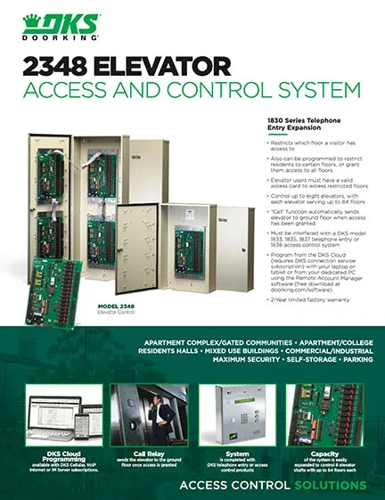 DKS Doorking Elevator Control Literature