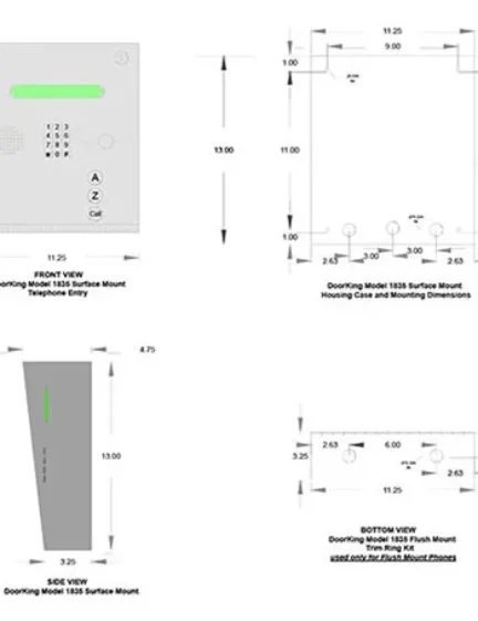 DKS Doorking CAD 1835