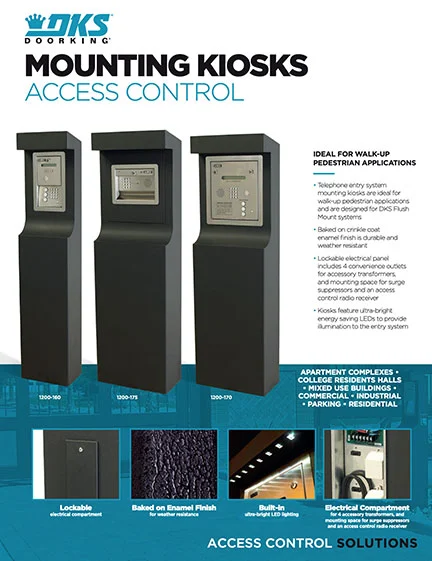 Mounting Kiosks Cutsheet Literature