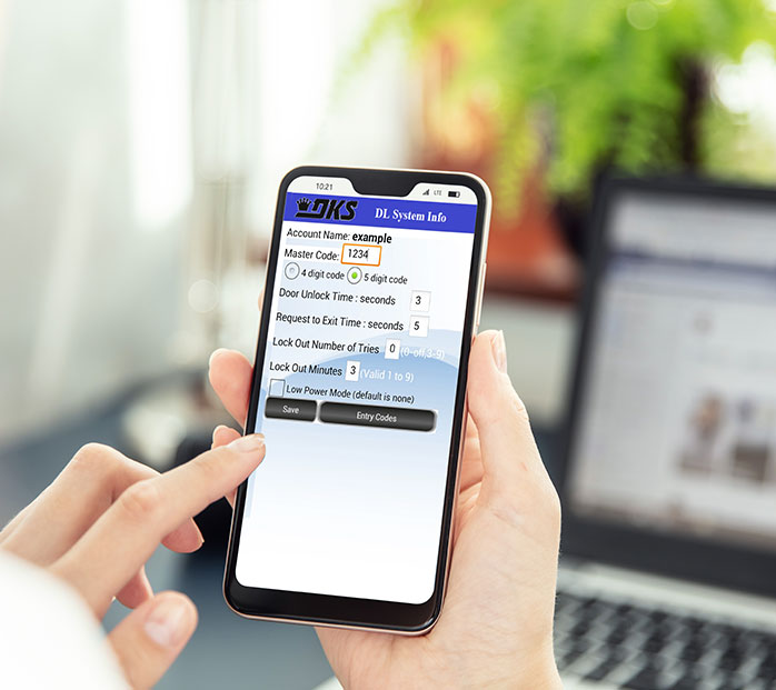 DKS Digital Lock Manager App