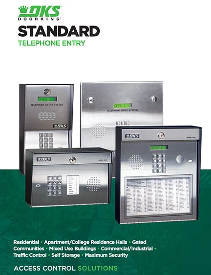 DKS Doorking standard Telephone Literature