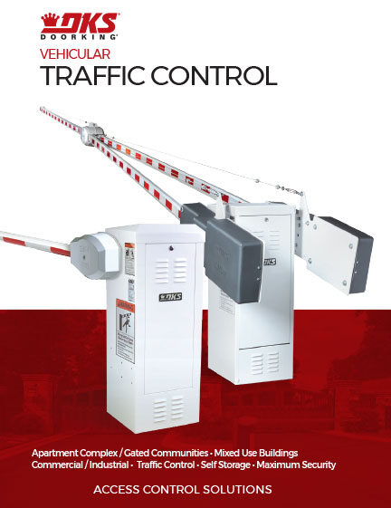 Cover image of DoorKing traffic control brochure Rev 3-24