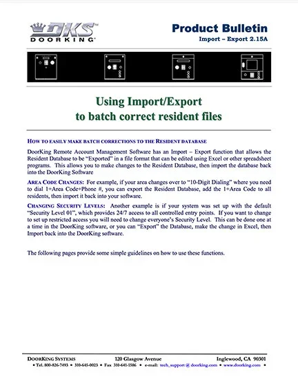 DKS Import Export 1830 Series