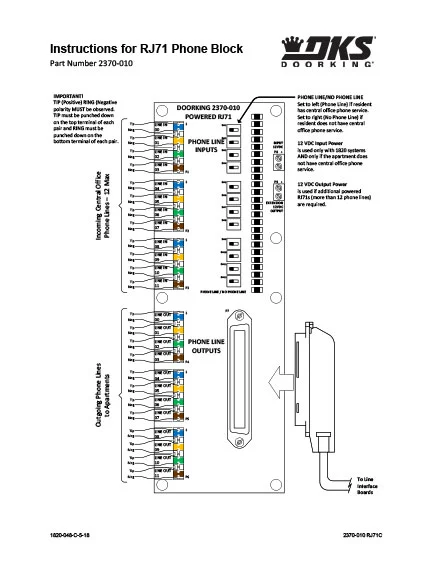 DKS Doorking 1820-048-C-5-18