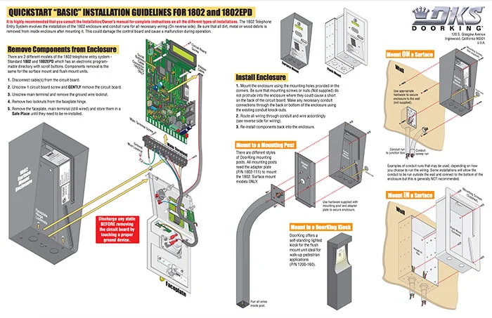 DKS Doorking 1802-066-Issued-7-19_A Quickstart