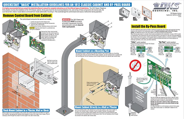 DKS Doorking 1812-167-C-12-11 Plus Quickstart