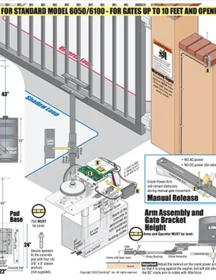 DKS Doorking 6050-066-S-10-23 Quickstart