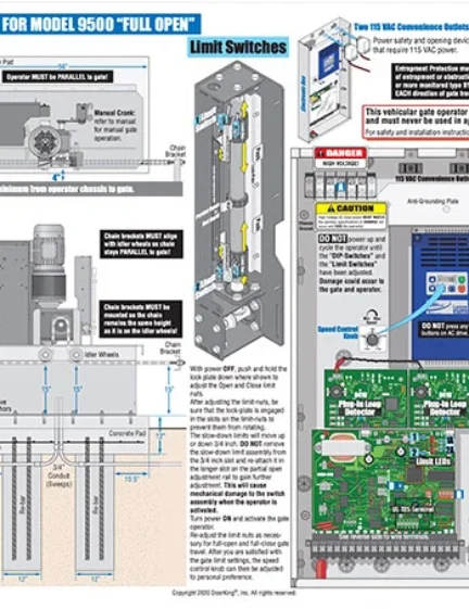 DKS Doorking 9500-066-P-8-20 Quickstart