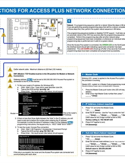 DKS Doorking AP Network Connections Quickstart