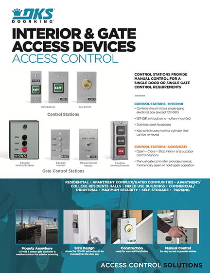 DKS Doorking Control Stations Literature