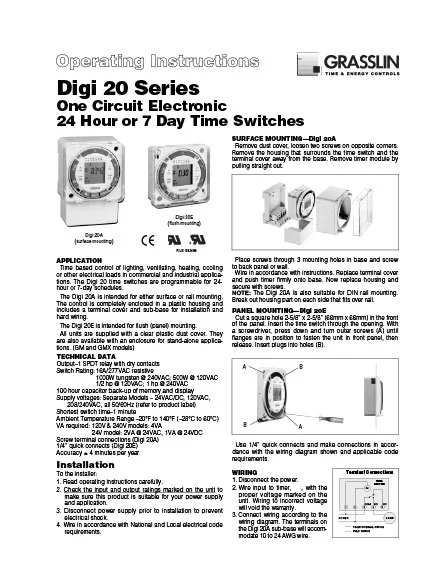 DKS Doorking Grasslin Digi 20 Series