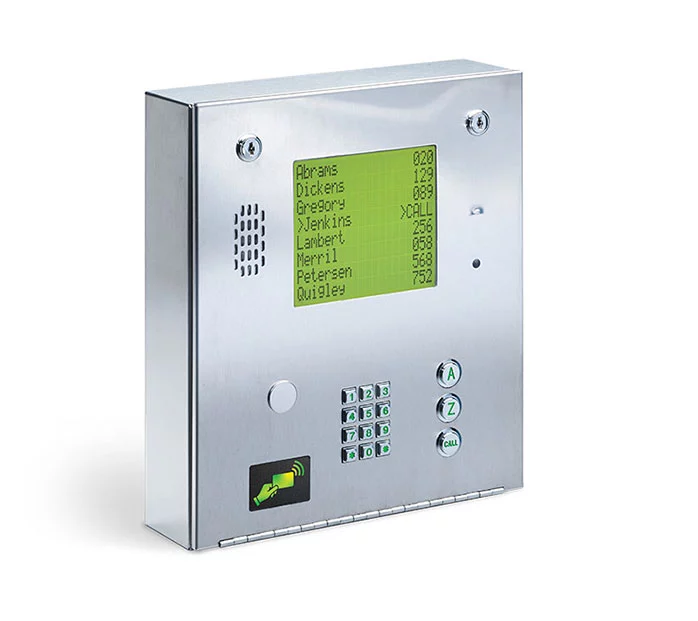 1837 – 90 Series telephone entry system - convenient access - secure telephone entry system