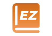 Easy Connect icon showing a orange book with the letters EZ on the cover