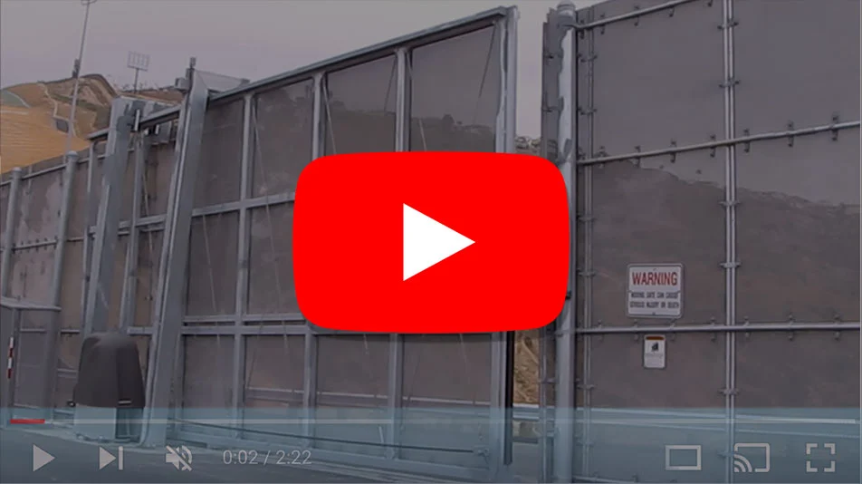 youtube US Mexico Border Fence Project with the - DKS - 9550 Maximum Security Gate Operators for high security applications