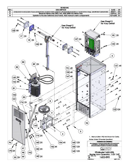 DKS Doorking 1602-090 IPB