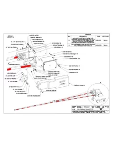 DKS Doorking 1602-166 Arm Wishbone Round 27ft-Kit IPB