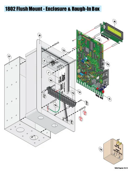 DKS Doorking 1802 Flush A-10-13 IPB