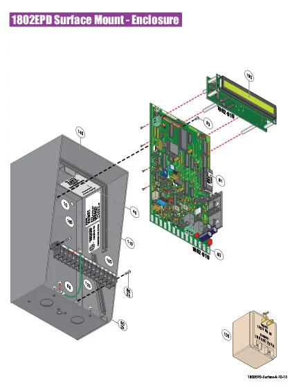 DKS Doorking 1802EPD Surface A-10-13 IPB