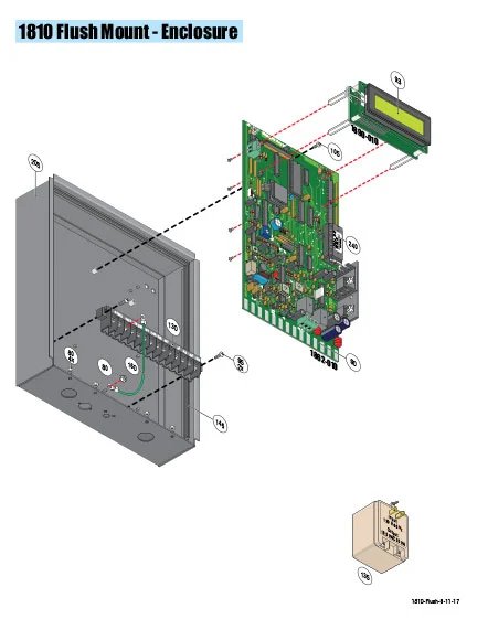 DKS Doorking 1810-Flush-B-11-17 IPB