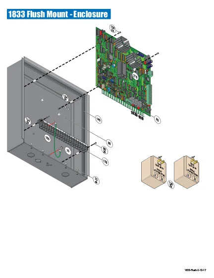 DKS Doorking 1833 Flush C-10-17 IPB