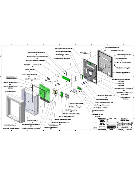 DKS Doorking 1834-090 Assy 1-line IPB