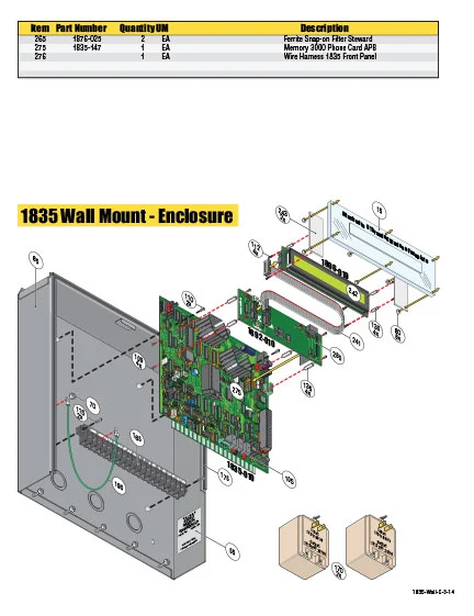 DKS Doorking 1835-Wall C-3-14