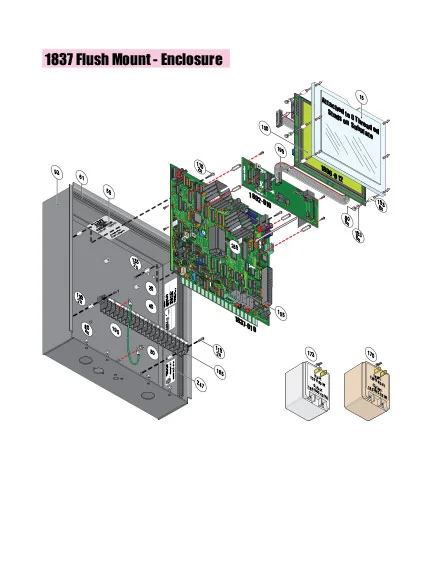 DKS Doorking 1837 Flush D-11-17