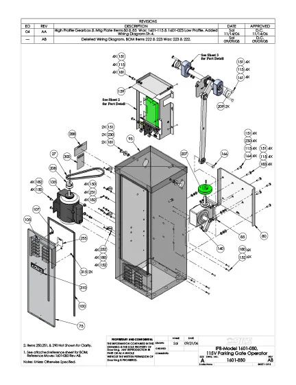 DKS Doorking IBP-1601-080 Rev-AB