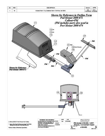 DKS Doorking IPB-6100-082-Rev-M