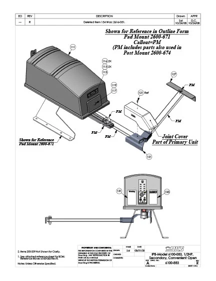 DKS Doorking IPB-6100-083 Rev-R