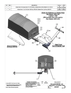 DKS Doorking IPB-6300-087-Rev-M-1HP Secondary Convenient Open