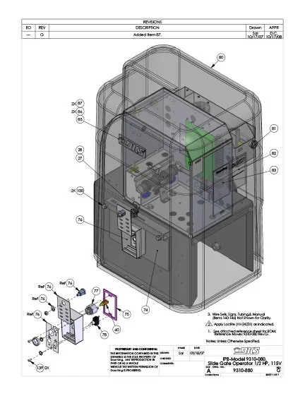 DKS Doorking IPB-9310-080-Rev-G