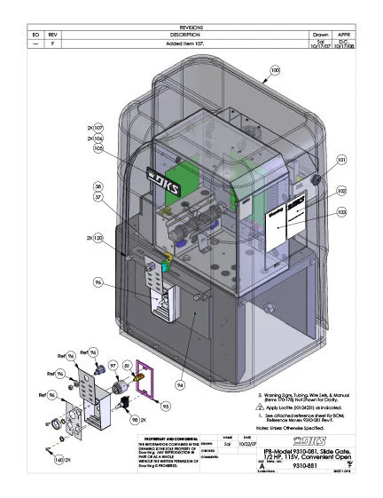 DKS Doorking IPB-9310-081-Rev-F