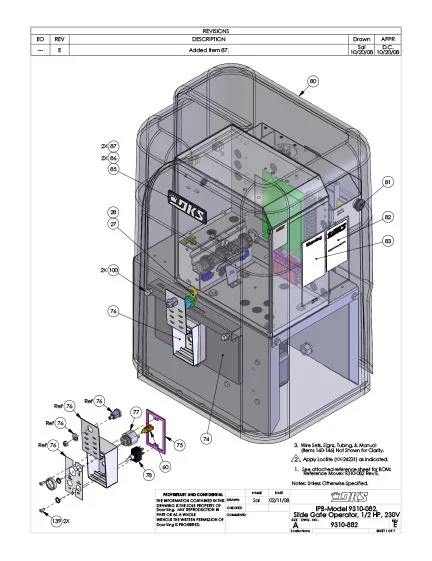 DKS Doorking IPB-9310-082-Rev-E