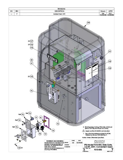 DKS Doorking IPB-9310-083-Rev-F