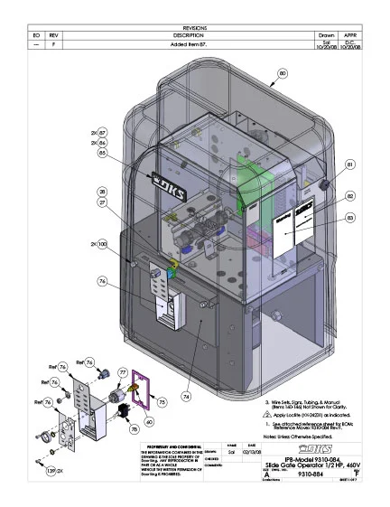 DKS Doorking IPB-9310-084-Rev-F