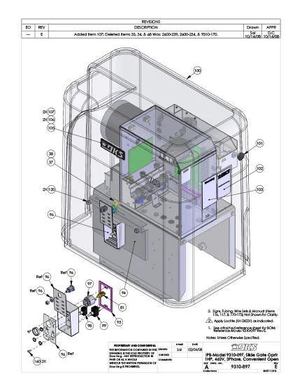 DKS Doorking IPB-9310-097 Rev-E