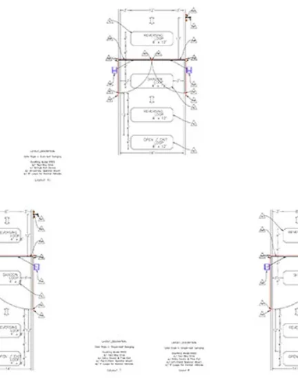 DKS Doorking Swing Gate Model 6500 with 4ft Loops