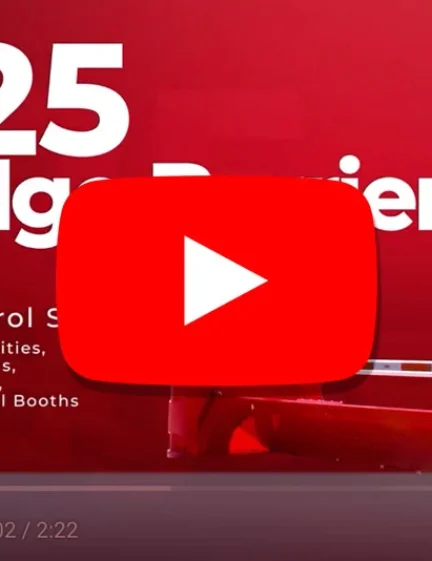 Video thumbnail for DoorKing 1625 wedge barrier system demonstration
