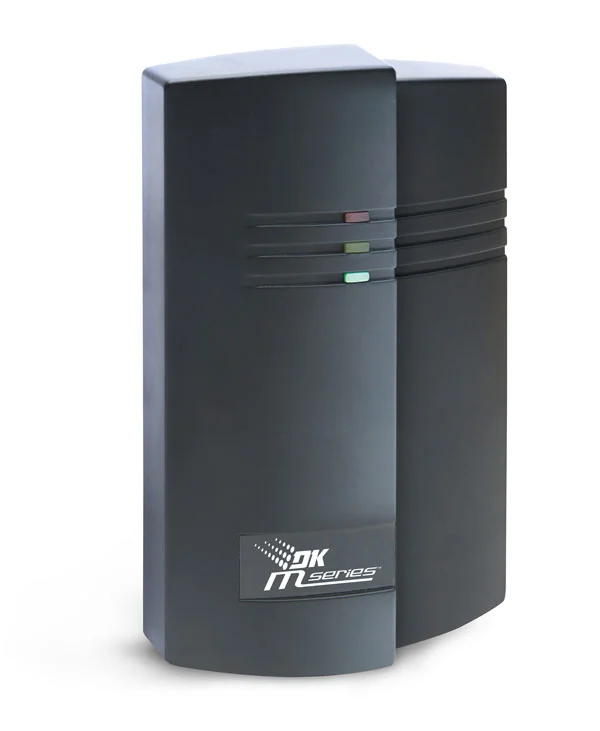 DKS M Series 1815-681 proximity card reader with LED status indicators
