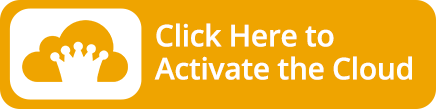 Cloud activation button with yellow background