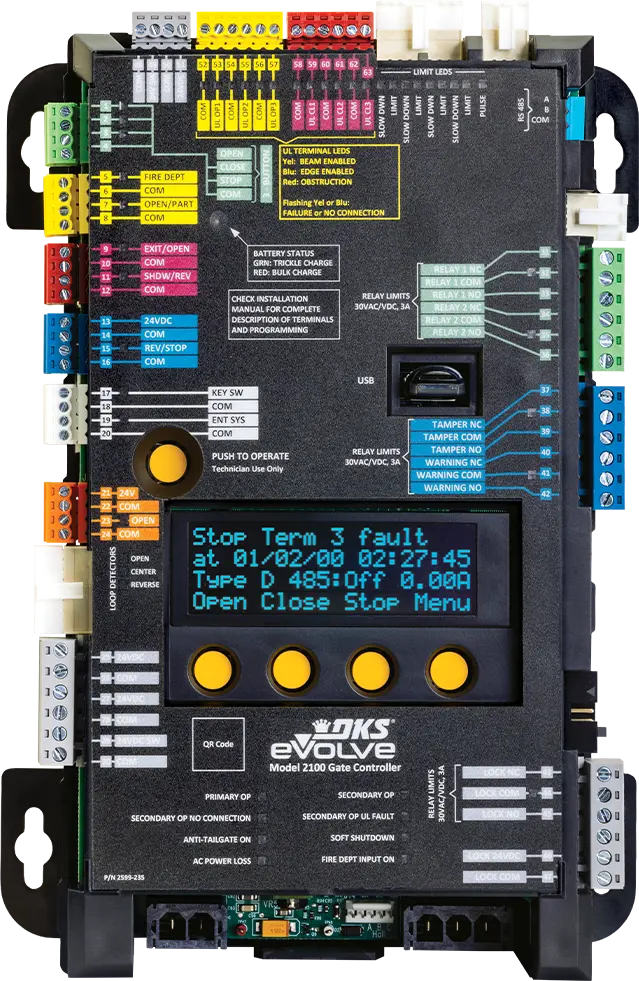 Intuitive onboard LCD interface allows fast setup, adjustment, and diagnostics directly at the operator—no external devices required.