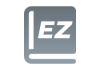 Easy Connect Manuals icon accessory Easy Connect icon showing a grey book with the letters EZ on the cover